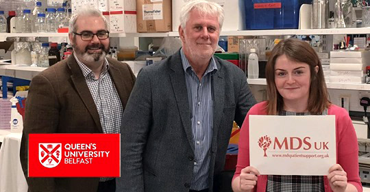 Featured Image for MDS Patient Support award their first every research grant to Queen’s University, Belfast