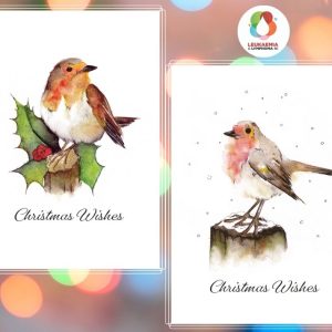 Christmas Cards – Robin design